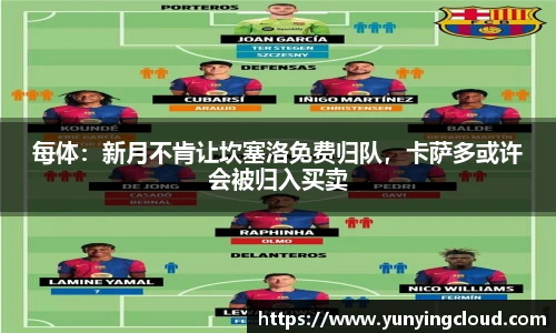 每体：新月不肯让坎塞洛免费归队，卡萨多或许会被归入买卖